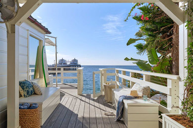 Deck - coastal deck idea in Los Angeles