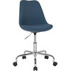 Flash Furniture Mid Back Swivel Office Chair in Blue