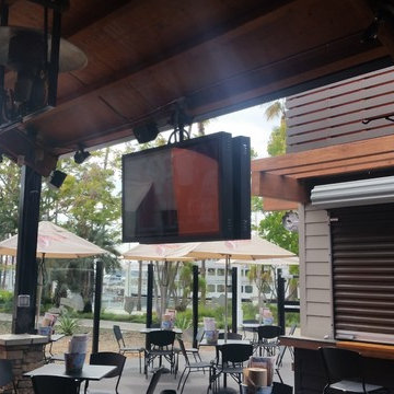 Sports Bar Audio Visual and Sound System Installation