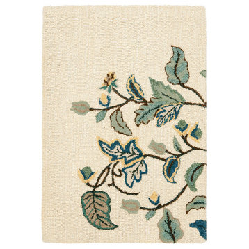 Safavieh Martha Stewart Msr3611C Floral Rug, Colonial Blue, 9'6"x13'6"