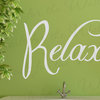 Wall Decal Sticker Quote Vinyl Lettering Adhesive Graphic Relax Bathroom BA09