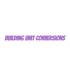 Building Unit Conversions