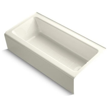 Kohler Bellwether 60" X 30" Alcove Bath w/ Right-Hand Drain, Biscuit
