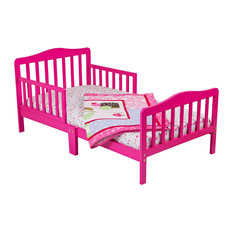 Toddler Beds | Houzz - Dream On Me - Dream On Me, Classic Design Toddler Bed, Fuschia Pink -