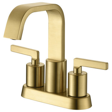 Ultra Faucets UF4681X Two-Handle Bathroom Faucet, Brushed Gold