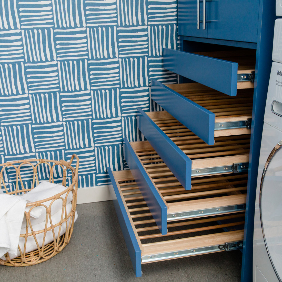 Blueberry Laundry Room