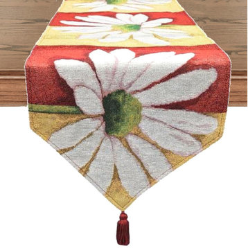 Tache Spring Decorative Loves Me Not Tapestry Table Runners, 13"x48"