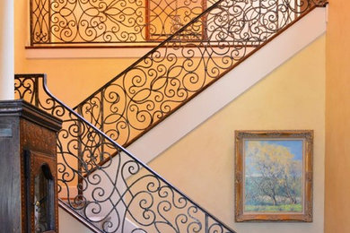 Ornate staircase photo in Dallas