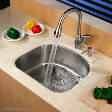 20" Undermount Single Bowl Kitchen Sink Stainless Steel