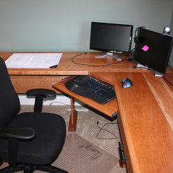 Desk- Cherry - Desks And Hutches