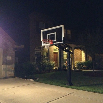 Michael B's Pro Dunk Gold Basketball System on a 36x22 in Tomball, TX