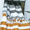 Stripes - City Elf Soft Coral Fleece Patchwork Throw Blanket (59"-78.7")
