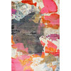 Vintage Abstract Paisley Rug, Pink, 5'3"x7'7"