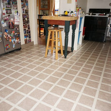 Kitchen marmoleum floor