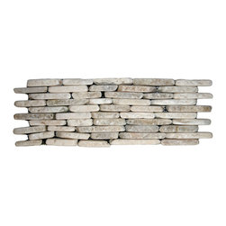 CNK Tile - Mixed Quartz Standing Mosaic Tile - Mosaic Tile
