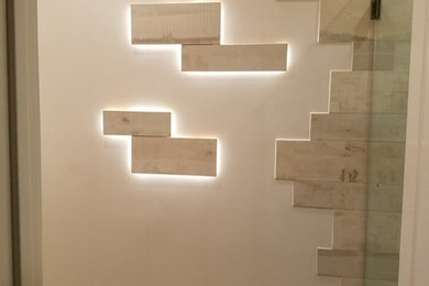 Inspiration for a contemporary staircase remodel in Los Angeles