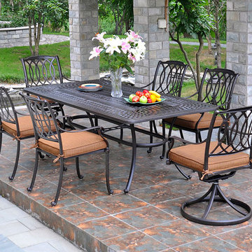 Outdoor dining table