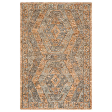 Safavieh Couture Organica Collection ORG701 Rug, Slate/Natural, 4'x6'