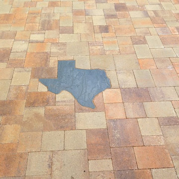 Paver Patio with Retaining Walls
