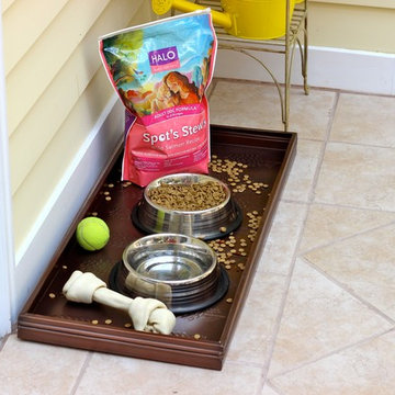 Pine Cones Multi-Purpose Shoe Tray for Boots, Shoes, Plants, Pet Bowls, and More