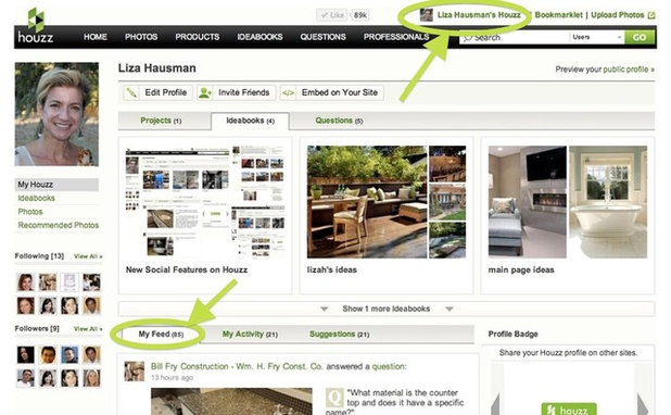 houzz home page