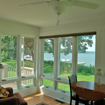 Interior of renovated porch