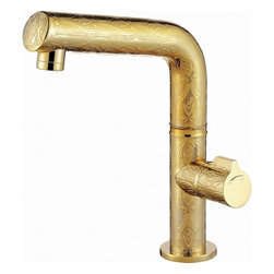 Gold Finish CenterSet Kitchen Faucet - Kitchen Faucets