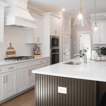 Craftsman White & Java Kitchen | Arrington Cabinetry