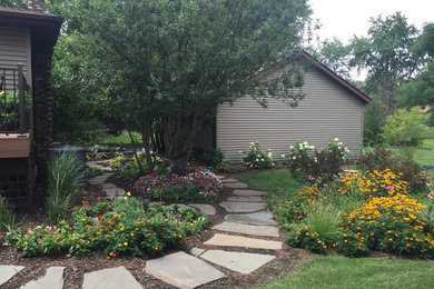 Downer's Grove, IL - Plantings, Bluestone Paths, Planting Bed Expansion