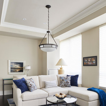 Opulent Lakeshore Condo Design: Living Room