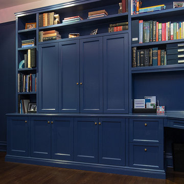 Contemporary Home Office Built-ins