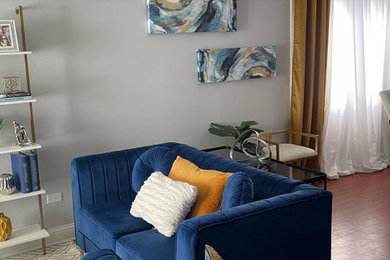 Example of a trendy home design design in Chicago