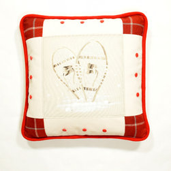 Pillow On Snowshoes - Decorative Pillows