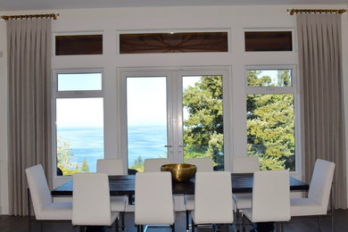 Inspiration for an eclectic dining room remodel in Vancouver