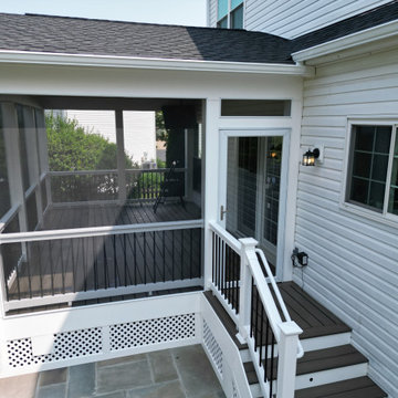 Moisture Shield Riverbank Screened-in Porch and Patio