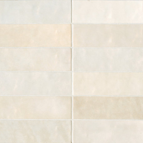 Cloe 2.5"x8" Artisan Ceramic Subway Tile, Creme