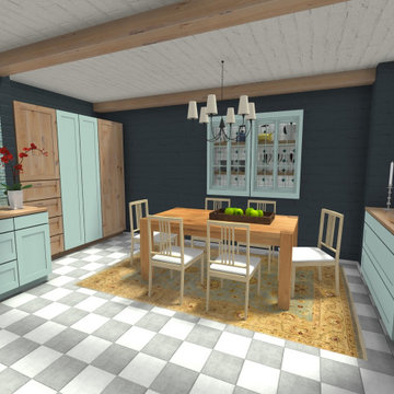 Mint green kitchen inspiration
