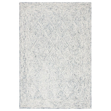 Safavieh Capri Area Rug, CPR217, Ivory and Blue, 8'x10'