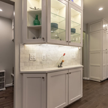 Elegant, Bright and Spacious White Kitchen in Fairfax VA