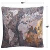 Michael Tompsett 'World Map Rock' Decorative Throw Pillow
