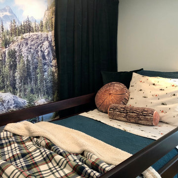 Woodsy Bedroom Makeover