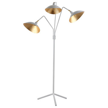 Safavieh Iris 69.5"H Floor Lamp, White