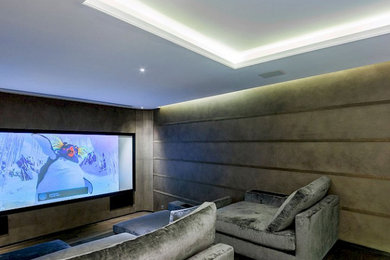 Photo of a home cinema in London.