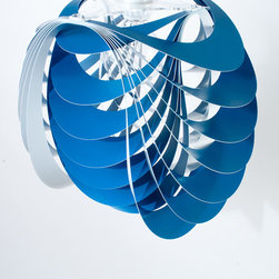 Kinema Pendant - Blue / White - Pendant Lighting