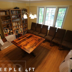 Reclaimed Wood (Rectangular) Pedestal Tables - Products