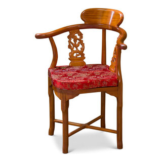 Bird Design Corner Chair Asian Armchairs And Accent Chairs