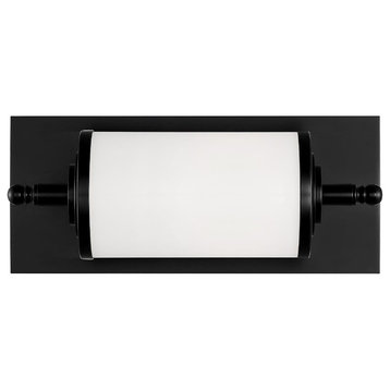 Crystorama Lighting Group FOS-A8050 Foster 5"W LED Bath Bar - Matte Black