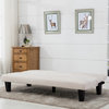 Futon Sofa Bed, Microfiber, Vanilla