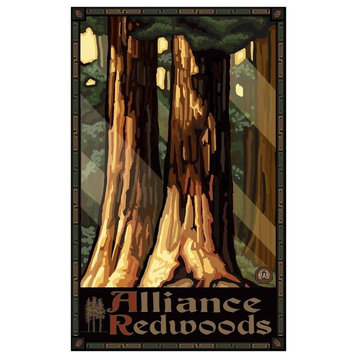 Paul A. Lanquist Alliance Redwoods California Art Print, 24"x36"