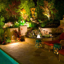backyard lounge area
